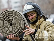 В Альметьевске при пожаре в бане пострадал мужчина