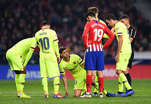 15 минут футбола. «Барселона» вырвала ничью у «Атлетико»