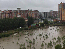 Красноярск уходит под воду: затоплены дороги и дома