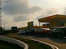 На заправках Кубани огромные очереди за бензином