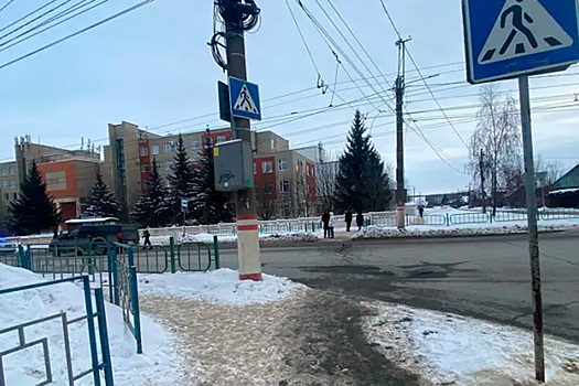В Саранске водитель иномарки сбила ребенка на пешеходном переходе