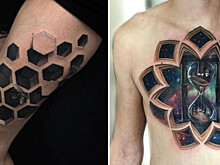 Татуировки с эффектом 3D, которые покажут, что у вас скрывается под кожей