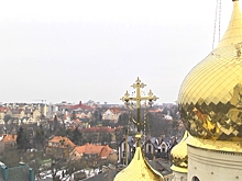 В новом Храме Кирилла и Мефодия готовятся снять часть строительных лесов