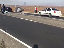 Под Анапой в жутком ДТП погиб мотоциклист (видео)