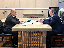 Мишустин встретился с директором челябинского тракторного завода "ДСТ-Урал"