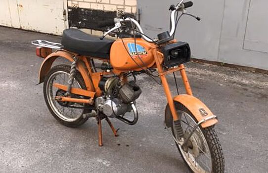 В гараже найден мопед «Карпаты-2» 1989 года почти без пробега