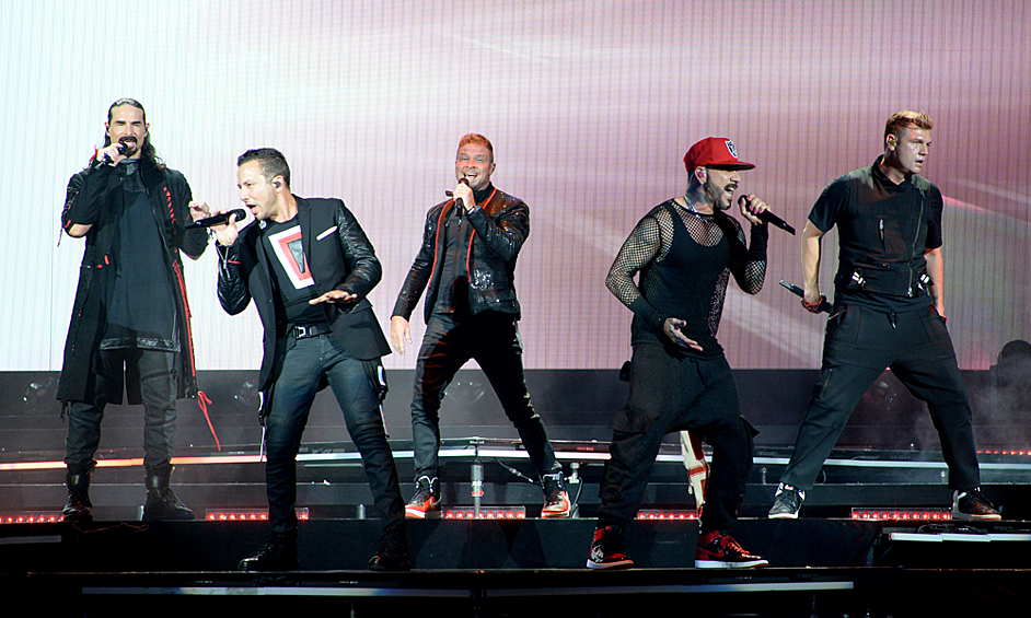 Backstreet Boys во время концерта 2022 год