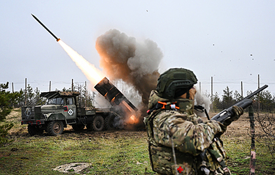 На Красноармейском направлении расчёт РСЗО "Град" уничтожил боевиков ВСУ