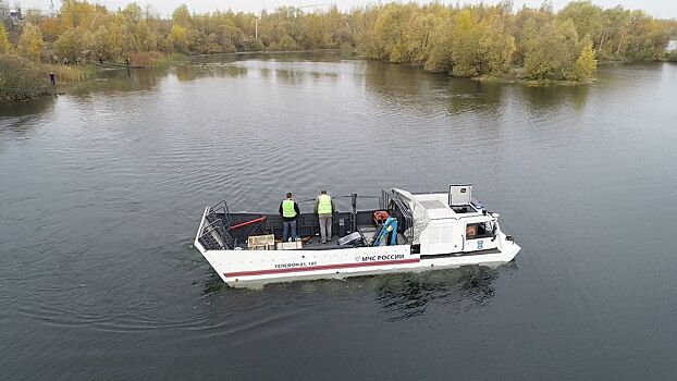 Плавающий пожарный вездеход презентовали в Нижнем Новгороде