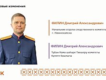 В Нижнекамске назначили новых руководителей Росприроднадзора и отделения Следственного комитета