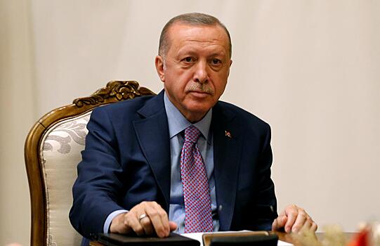 Эрдоган посетил собор Святой Софии