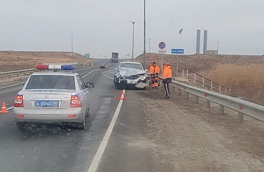 В Наримановском районе автомобиль столкнулся с коровой