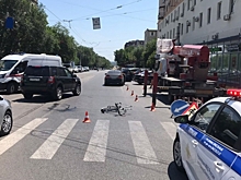 В Волгограде на улице Рабоче-Крестьянской столкнулись четыре машины