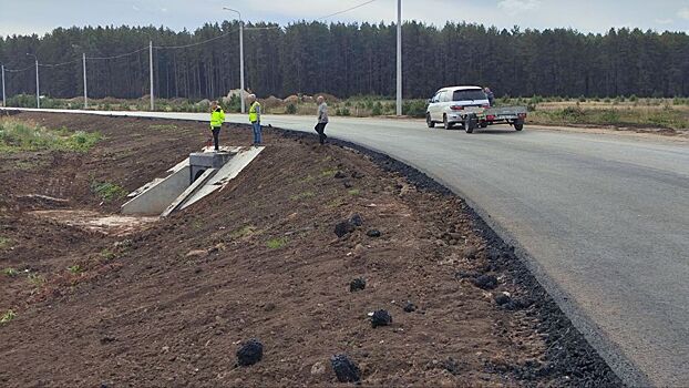 В Удмуртии комиссия наблюдает за ходом капремонта региональной дороги, ведущей в Татарстан