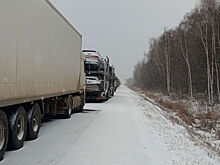 Дальнобойщик рассказал о пробке в 50 км на трассе М-5