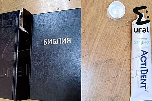 У россиянина, снятого с поезда, нашли наркотики в Библии и зубной пасте