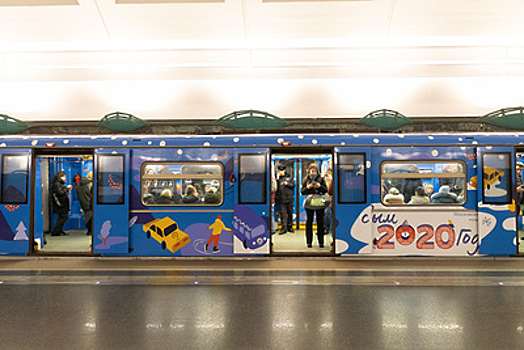 Свыше 4,6 млн человек проехали в новогодних поездах московского метро