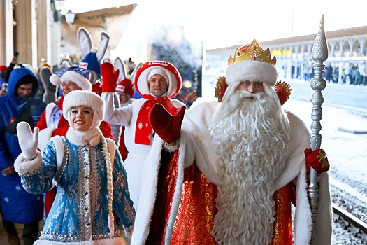 Дед Мороз завершил свое 54-дневное путешествие по России