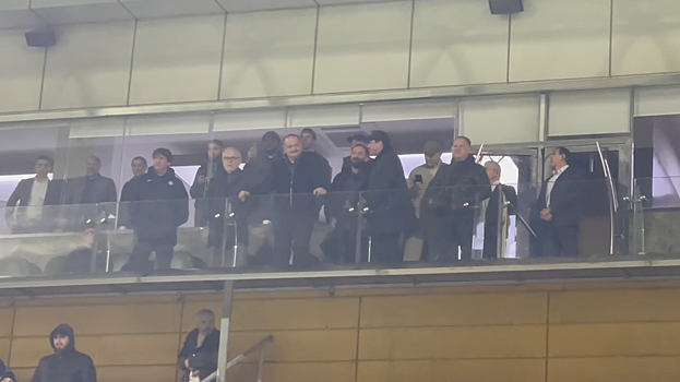 Глава Дагестана Меликов посетил матч сборных Медиалиги и ФНЛ. 12 156 человек пришли на «Анжи-Арену»