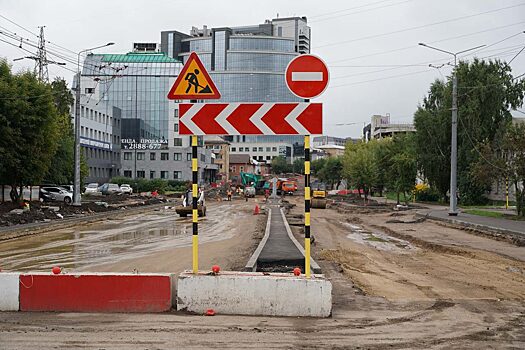 В Красноярске на ул. Маерчака к 1 сентября откроют временное движение для транспорта