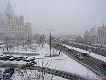 Городские службы ликвидируют последствия снегопада в Москве