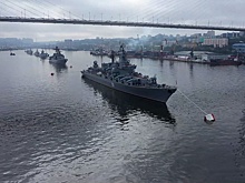 Во Владивостоке прошла генеральная репетиция морского парада ко Дню ВМФ