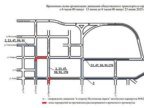 Бесплатные автобусы запустят в Самаре на период реконструкции теплосетей по ул. Первомайской