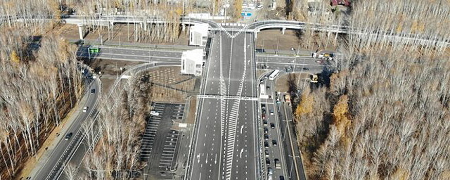Запущено движение по новому съезду тюменской многоуровневой развязки