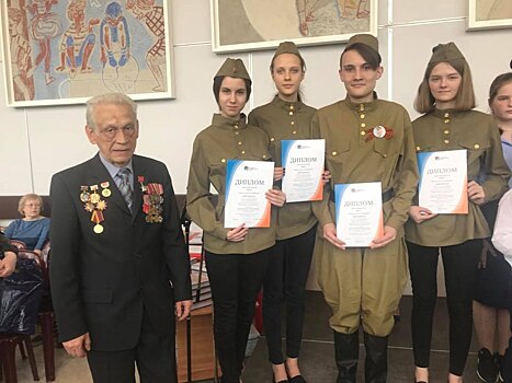 Школьники из Куркина успешно представили на уровне города патриотический проект