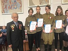 Школьники из Куркина успешно представили на уровне города патриотический проект