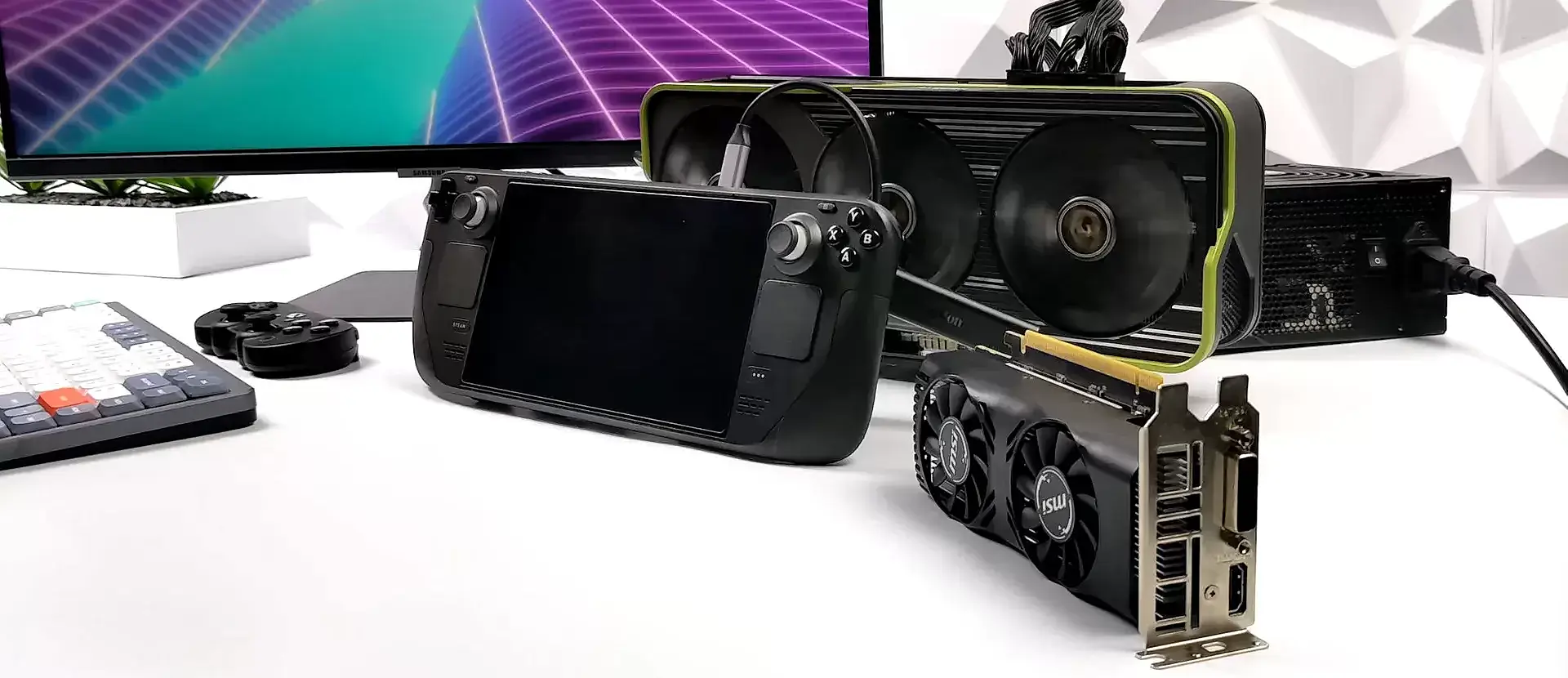 К Steam Deck подключили и протестировали видеокарту Radeon RX 6900XT