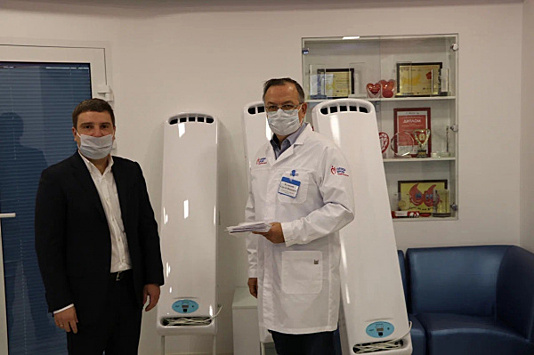 СоюзМаш передал Самарской областной станции переливания крови рециркуляторы