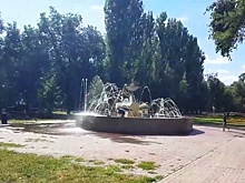 Фонтан запустили в сквере Чкалова в Канавинском районе
