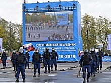 Зеленоградские полицейские приняли участие в празднике, посвященном 300-летию российской полиции