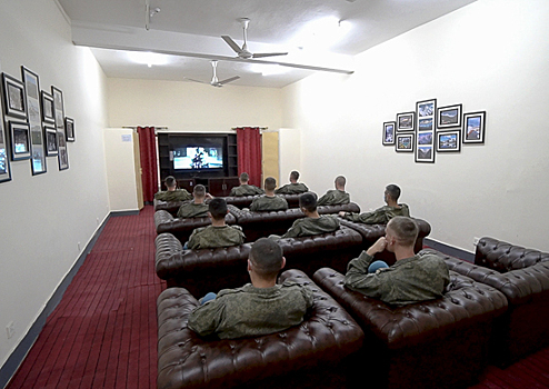 На международном учении «Дружба-2020» в Пакистане военнослужащим ВС РФ предоставили возможность просмотра российских новостных телеканалов