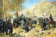 Картину «Пленение Шамиля» вернут в Чечню после реставрации