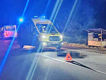 Автобус переехал человека на дороге, которого уже сбили