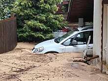 В Ямном Воронежской области сошел крупный сель, дома засыпало землей
