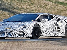 Преемник Lamborghini Aventador показывает острый серийный кузов на последних шпионских снимках