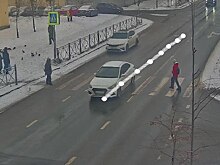 Камеры в Казани начали фиксировать непропуск пешеходов