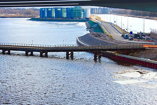 Пробное движение по Яхтенному мосту в Петербурге откроют 14 апреля с участием ФИФА
