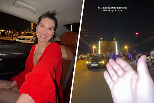 В Петербурге на видео попало, как таксист исполнил мечту девушки, показав мосты