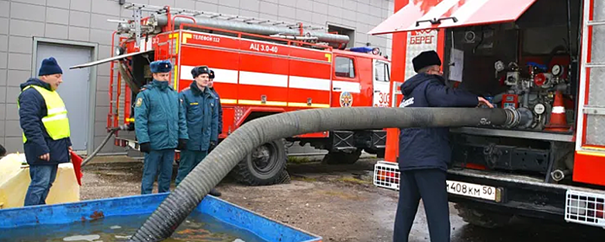 В Щелкове прошел конкурс на лучшего в Подмосковье водителя пожарной техники