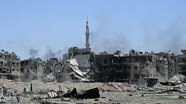 СМИ сообщили об уничтожении беспилотника над пригородом Дамаска