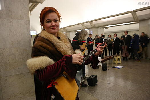 Татьянин день: студенты устроили музыкальный флешмоб в метро