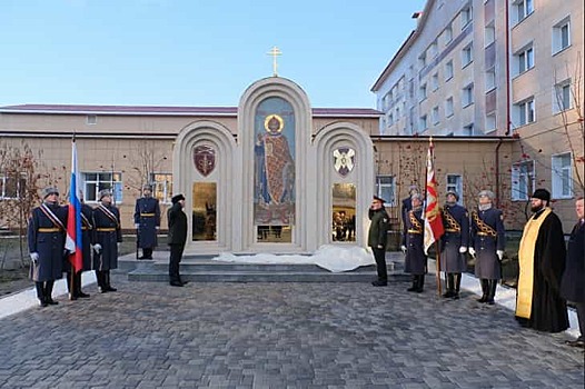 Мемориал памяти погибшим воинам Росгвардии открыли в Новосибирске