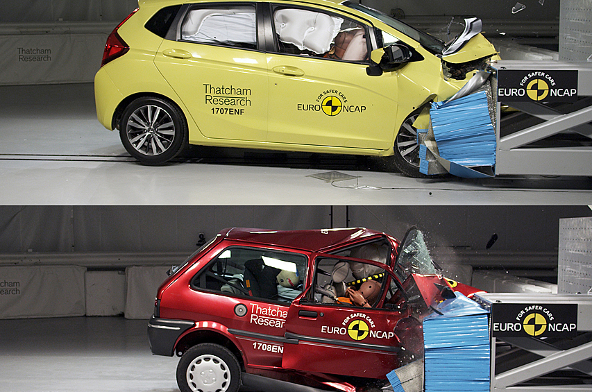 В пятницу исполняется 20 лет со дня создания Euro NCAP — независимого комитета, который занимается проведением независимых краш-тестов в Европе. За это время организация разбила 1800 автомобилей, опубликовала 630 рейтингов безопасности и потратила на это около €160 млн