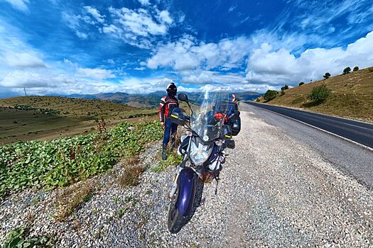 Путешествия на мотоцикле — мотоциклист проехал через семь стран мира за полтора месяца