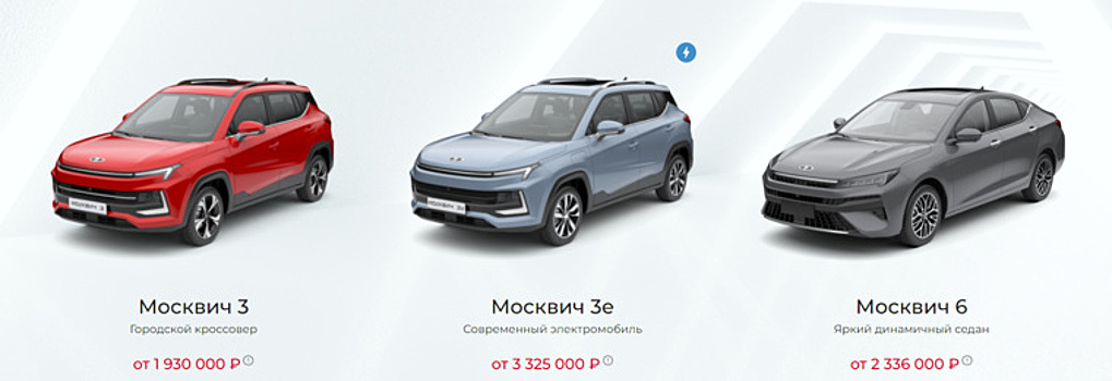 Цена нового «Москвич-6» будет начинаться от 2,3 миллиона рублей