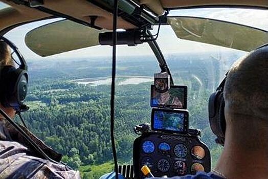 Четыре самолета и вертолет будут вести мониторинг лесных пожаров в Подмосковье